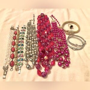 7 Bracelets, 3 necklaces, 1 ring Bundle for Kristy